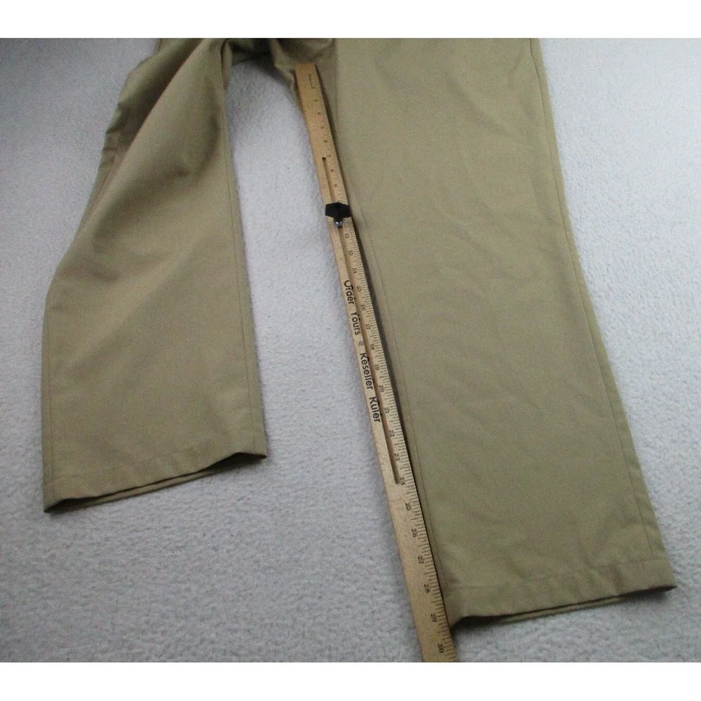 Bluffworks Pants Mens Size 37x30 Original Regular Fit Chino Beige Made In USA